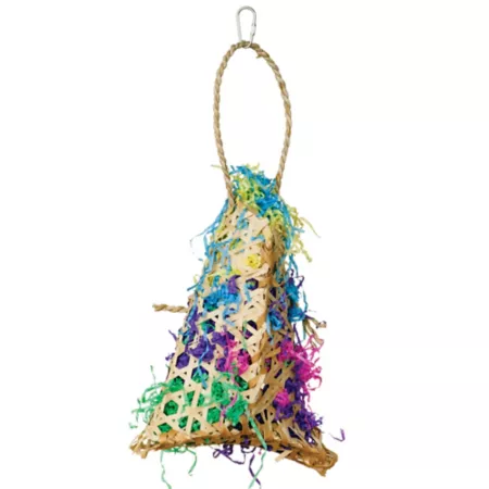 Prevue Pet Products Prevue Hendryx Forage and Engage Calypso Creations Fiesta Handbag Bird Toy Pet Bird Toys