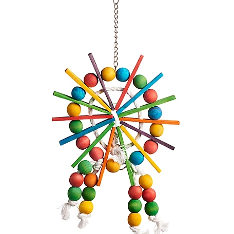 Prevue Pet Products Physical and Mental Bodacious Bites Ferris Wheel Bird Toy