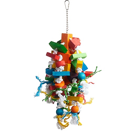 Prevue Pet Products Physical and Mental Bodacious Bites Wizard Bird Toy