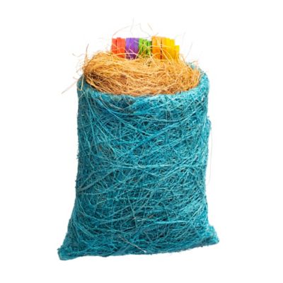 Prevue Pet Products Forage & Engage Tear-Riffic Coconut Fiber Bird Wood Stix Grab Bag Bird Toy 62387