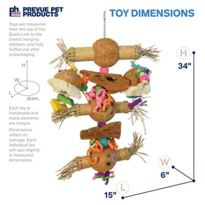 Image showing  Physical and Mental Bodacious Bites Bamboo Shoots Bird Toy