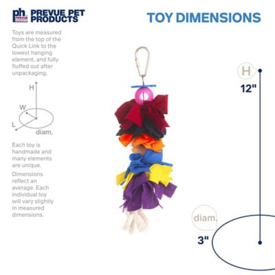 Image showing  Physical and Mental Bow Dangles Bird Toy