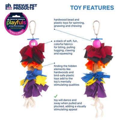 Image showing  Physical and Mental Bow Dangles Bird Toy