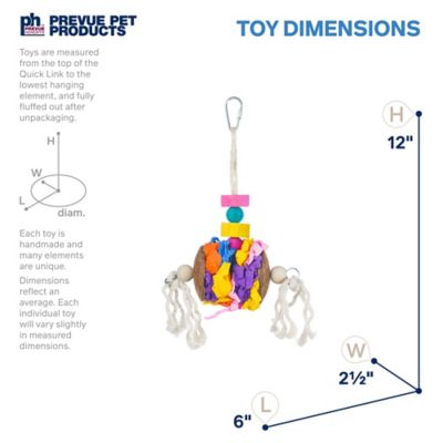 Image showing  Physical and Mental Accordian Crinkle Bird Toy