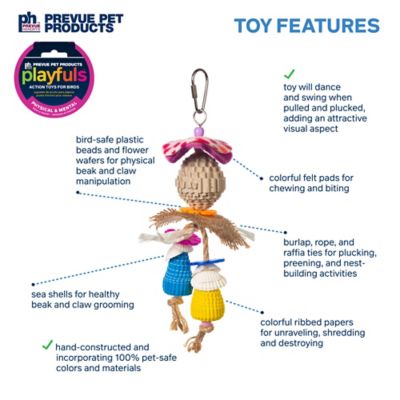 Image showing  Physical and Mental Tug-of-War Bird Toy