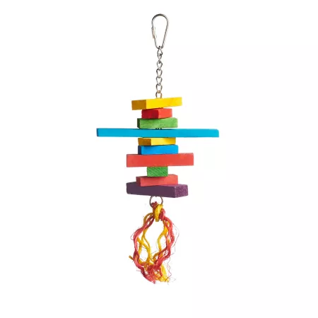 Prevue Pet Products Sassy Bird Toy with Physical and Mental Bites Pet Bird Toys