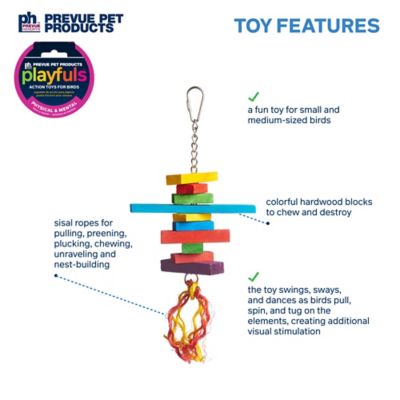 Image showing 2 th Prevue Pet Products Physical and Mental Bodacious Bites Sassy Bird Toy