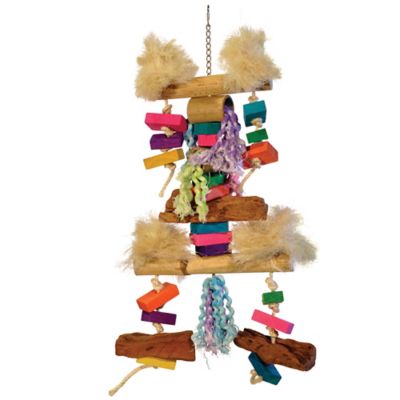 Prevue Pet Products Preen & Pacify Bodacious Bites Fluff N Stuff Bird Toy 62472