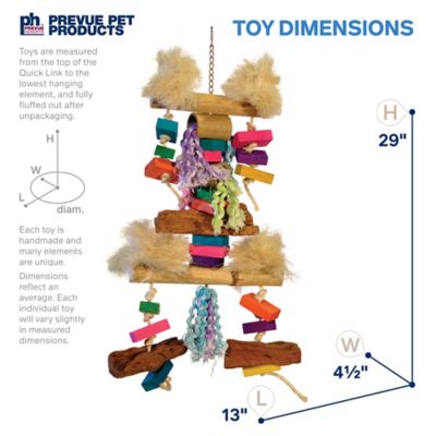 Image showing  Preen and Pacify Bodacious Bites Fluff N Stuff Bird Toy