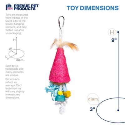 Image showing  Preen and Pacify Tropical Teasers Firecracker Bird Toy