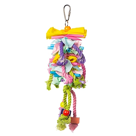 Prevue Pet Products Preen & Pacify Calypso Creations Short Stack Bird Toy 62605