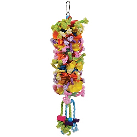 Prevue Pet Products Preen and Pacify Calypso Creations Club Bird Toy