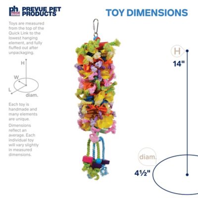 Image showing  Preen and Pacify Calypso Creations Club Bird Toy