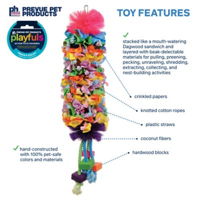 Image showing  Preen and Pacify Calypso Creations Dagwood Bird Toy