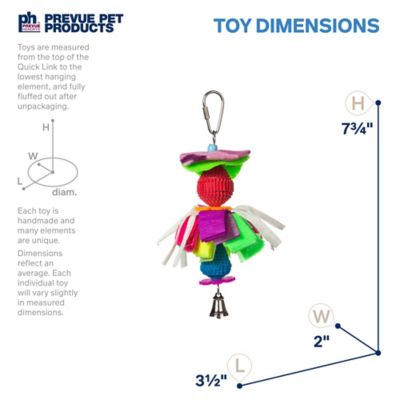 Image showing  Preen and Pacify Fancy Dance Bird Toy