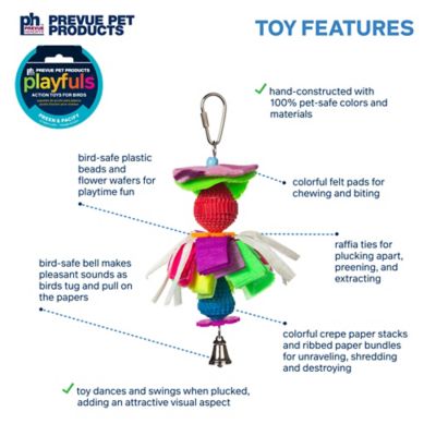 Image showing  Preen and Pacify Fancy Dance Bird Toy