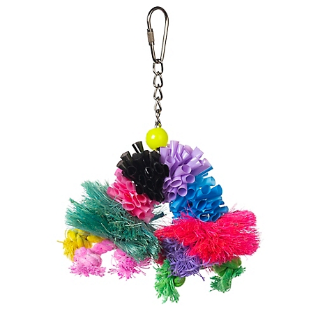 Prevue Pet Products Preen and Pacify Calypso Creations Over the Rainbow Bird Toy