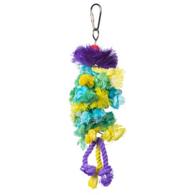 Prevue Pet Products Preen & Pacify Calypso Creations Braided Bunch Bird Toy 62669