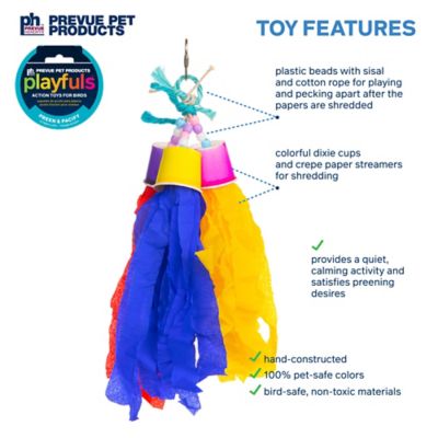 Image showing  Preen and Pacify Rocket Tails Bird Toy