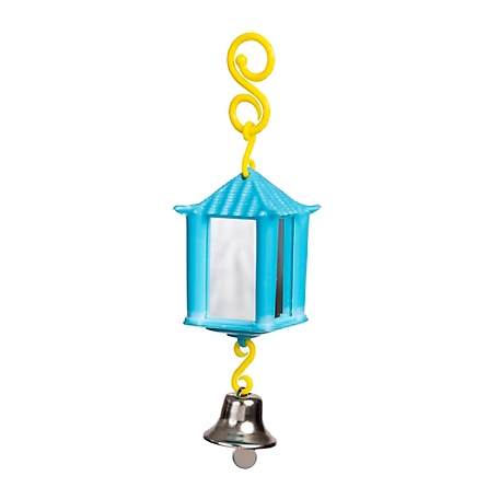 Prevue Pet Products Sound and Movement Birdie Basics Lantern Mirror Bird Toy