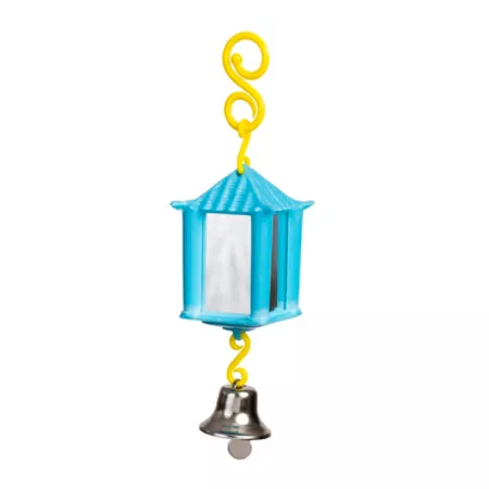 Prevue Pet Products Sound and Motion Birdie Basics Lantern Mirror Bird Toy Pet Bird Toys