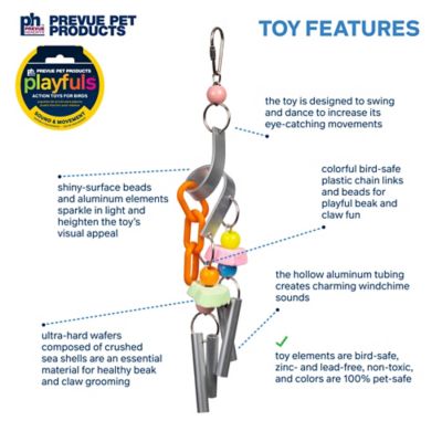 Image showing  Sound and Movement Chime Time Cyclone Bird Toy