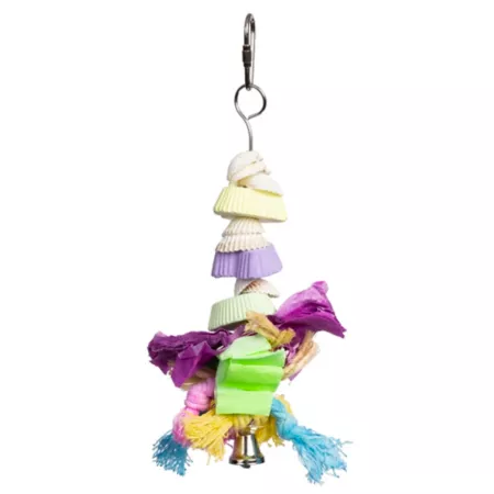 Prevue Pet Products Prevue Hendryx Sound and Movement Tropical Teasers Cookies and Bows Bird Toy Pet Bird Toys