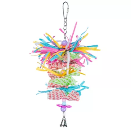 Prevue Pet Products Miami Frost Bird Toy with Sound and Motion Pet Bird Toys