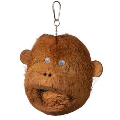 Prevue Pet Products Naturals Forage & Engage Coco Monkey Bird Toy 62705
