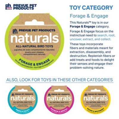 Image showing  Naturals Forage and Engage Island Hideaway Bird and Small Animal Toy