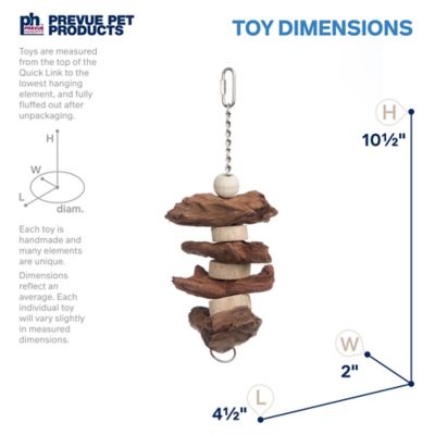 Image showing  Naturals Physical and Mental Brownie Snack Bird Toy