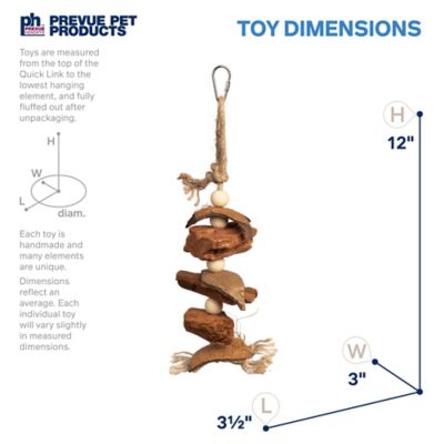 Image showing  Prevue Hendryx Naturals Physical and Mental Naturals Mangrove Bird Toy