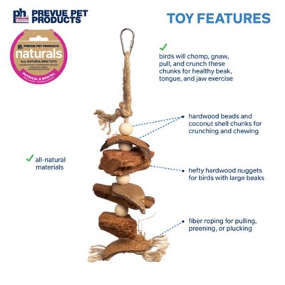 Image showing  Prevue Hendryx Naturals Physical and Mental Naturals Mangrove Bird Toy