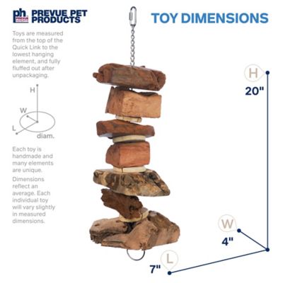 Image showing  Naturals Physical and Mental Munch 'n' Crunch Bird Toy