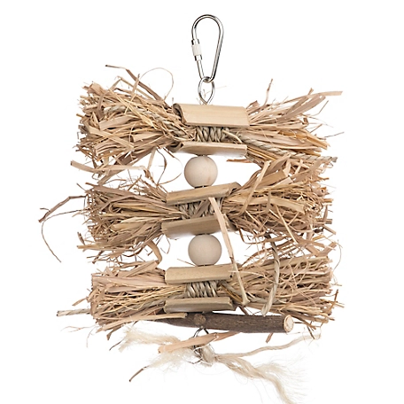 Prevue Pet Products Naturals Preen and Pacify Woodland Harvest Bird Toy