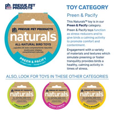 Image showing  Naturals Preen and Pacify Woodland Harvest Bird Toy