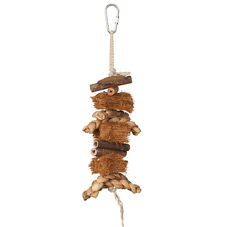 Prevue Pet Products Prevue Hendryx Naturals Preen and Pacify Coco Rope Mini Bird Toy