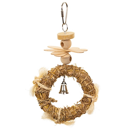Prevue Pet Products Naturals Sound and Movement Crown Bird Toy