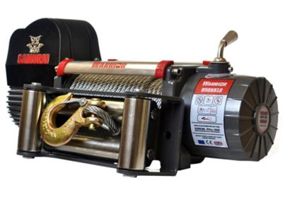 DK2 9,500 lb. Capacity Warrior Samurai 12V Electric Powered Planetary Gear Winch with Galvanized Steel Cable