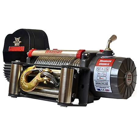 DK2 9,500 lb. Capacity Warrior Samurai 12V Electric Powered Planetary Gear Winch with Galvanized Steel Cable