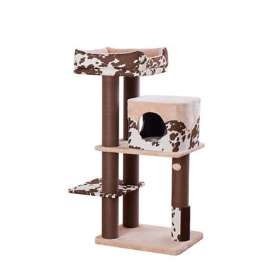 Petpals Group 50 in. Cowboy Western Style Cat Tower