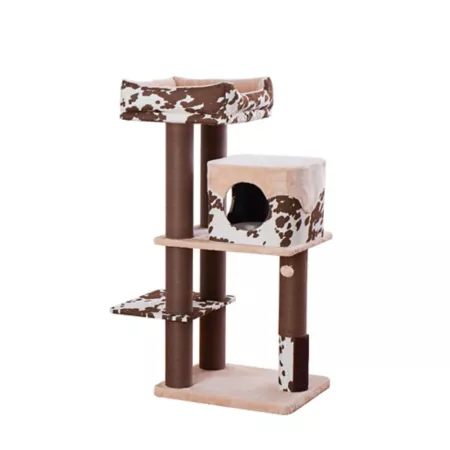 Petpals Group 50" Western Cowboy Style Cat Tower Cat Trees & Condos