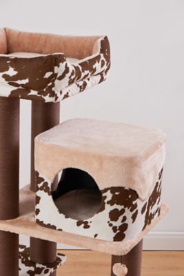 Image showing  50 in. Cowboy Western Style Cat Tower