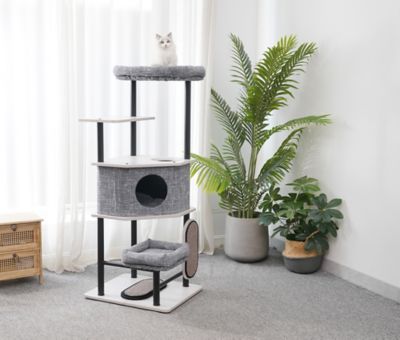 Image showing  53 in. Grayson Industrial Modern Style Cat Tower