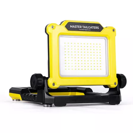 Master Tailgaters Flud-Magnetic LED Work Light with 3 Brightness Settings Compatible with DeWalt 20V Battery Flood Lights