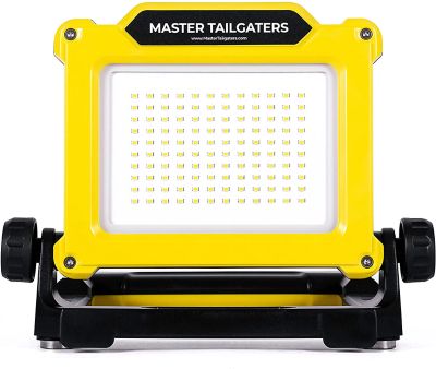 Image showing  Flud-Magnetic LED Work Flood Light with 3 Brightness Settings, Compatible with DeWalt 20V Battery