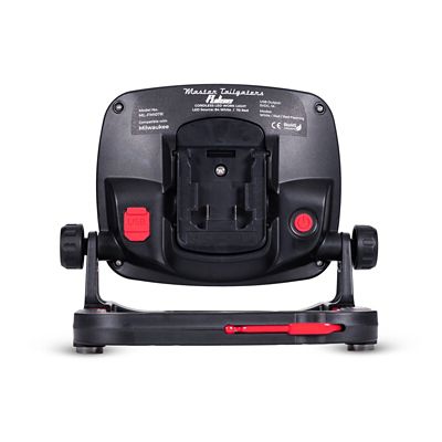 Image showing  Pulse - Magnetic LED Work Flood Light with Flashing Red Light Compatible with Milwaukee 18V Battery, ML-FMI07R