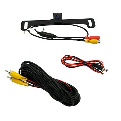 Image showing 7 th Master Tailgaters Small License Plate Frame with Camera for Front Or Back License Plate