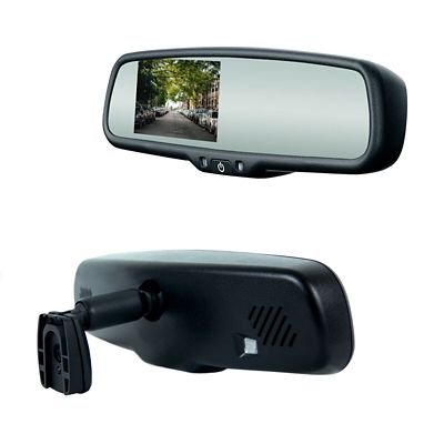 Image showing  Full Rear View Mirror with Wireless Transmitter and 4.3 in. Lcd for Camera Display