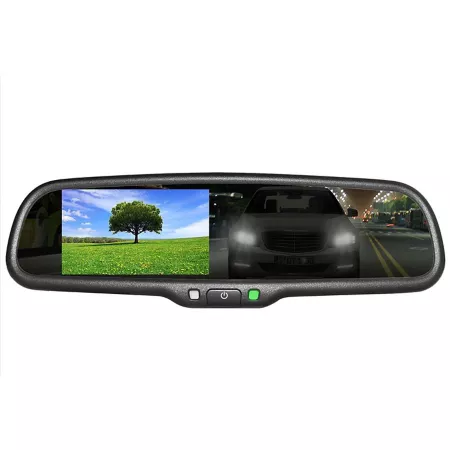 Master Tailgaters Auto-Dimming Full Rear View Mirror with 4.3" LCD Screen for Camera Video Display Backup Cameras & Dash Cams